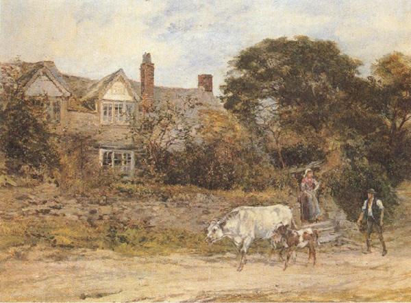 Heywood Hardy The Herdsman s Greeting (mk37) oil painting picture